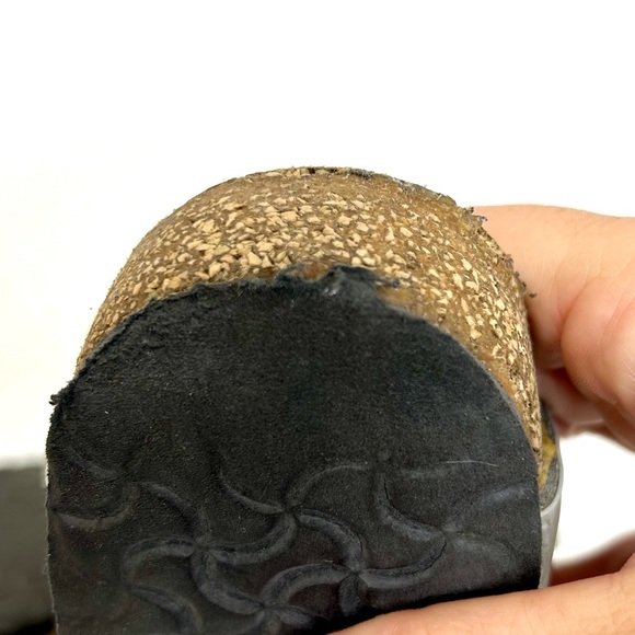 Birkenstocks Kids Silver Gizeh Thong Sandals size 1 - Picture 12 of 12